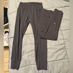 Lululemon wunder train high rise leggings (2 pair)
